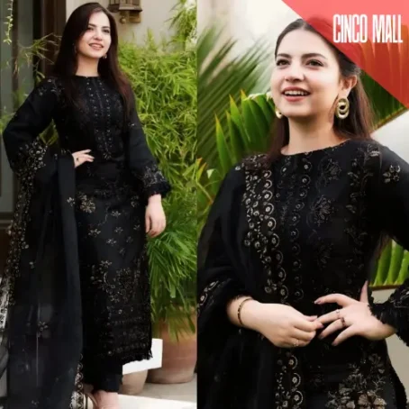 Embroidered 3 Piece NISA Lawn Collection 2025