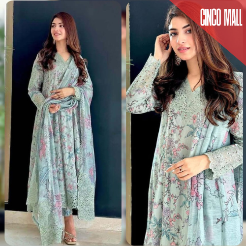 Iznik Lawn Suit 2025 IZ 434 – Digital Printed 3 Piece