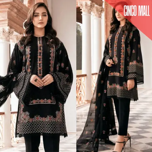Luxury Chiffon Lawn Suit 2025