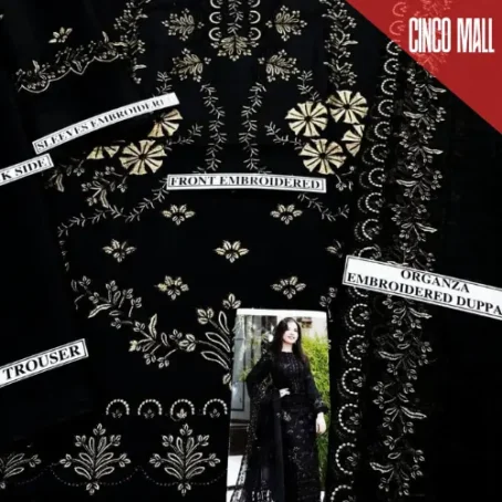 Embroidered 3 Piece NISA Lawn Collection 2025 - Image 2