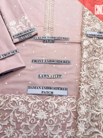 Zara Shahjahan Lawn Suit 2025 ZS-90 – Embroidered 3 Piece with Organza Dupatta