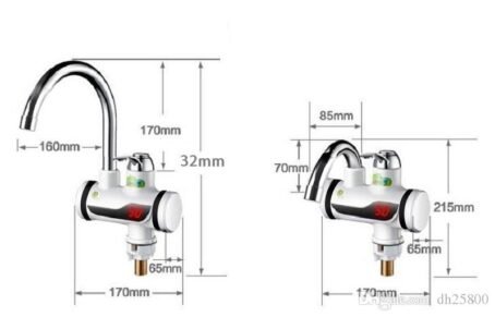 Hot Water Tap Instant Heating Faucet, Electric Geyser, Shock Proof  Digital Display with Shower Head for kitchen and bathroom, Water Geezer - Image 6