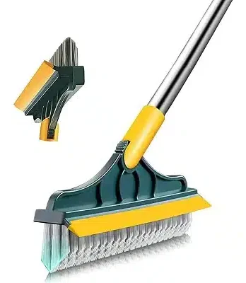 Bathroom Long Handle Brush Bristles Floor Ceramic Tile Wall Seam Scrub Toilet Bath Cleaning Tool