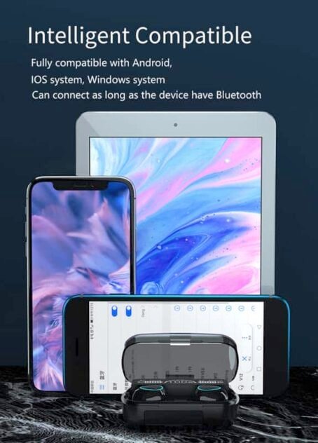 M10 TWS Wireless Earbuds with Charging Power Bank & LED Display 3D Touch Bluetooth Headset - Image 4