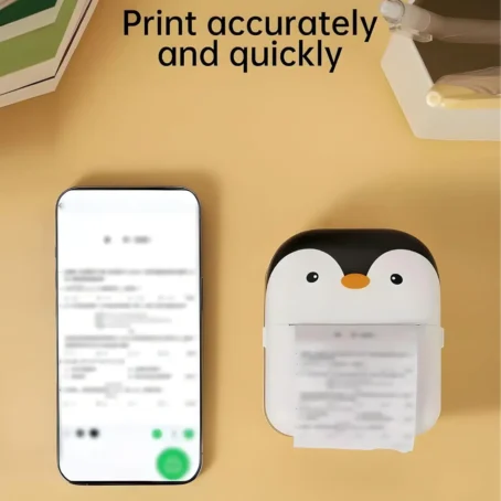 Portable Mini Printer Hot Printing Self-adhesive Thermal Inkless Wireless Printer - Image 3