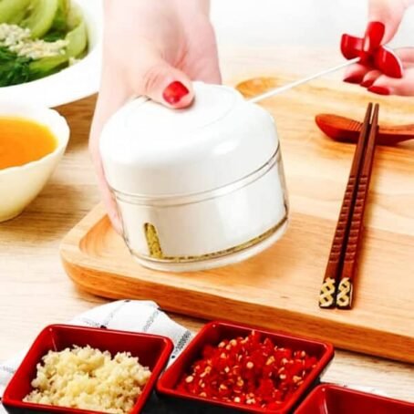 Mini Powerful Meat Grinder Hand-power Food Chopper Mincer Mixer - Image 4