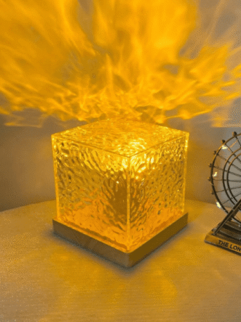 Crystal Lamp Water Ripple Night Lamp