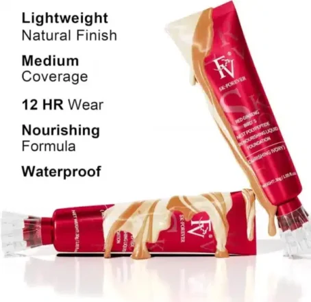 Fv Foundation, Oil Absorb Ivory Liquid Foundation 30g - Image 4