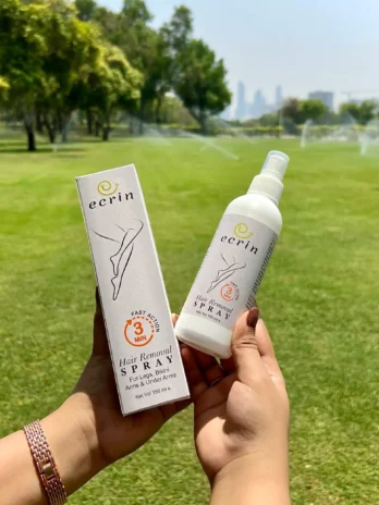 Hair removal spray ecrin