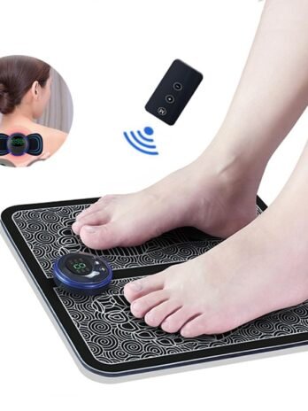 Smart Electric Foot Massager Pad Foldable EMS Muscle Stimulation Massage