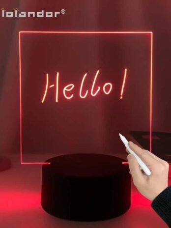Led writing base