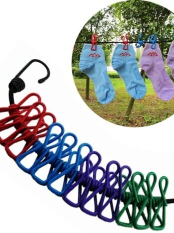 Elastic Clothesline Rope  Hang 185cm Portable Clothesline