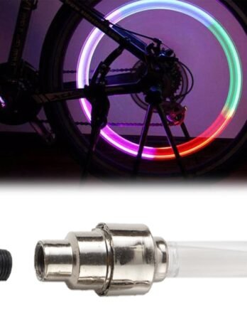 Motion activated glow bike flashlight car motorcycle tire valve caps wheel light