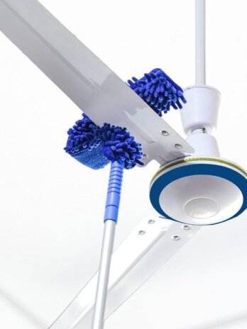Flexible Micro Fiber Duster With Telescopic Stainless Steel Handle for Fan Cleaning