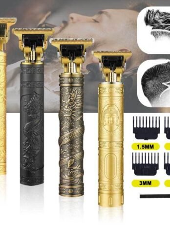 Vintage T9 USB Hair Clipper For Men Beard Shaver Hair New Barber Beard trimmer ( Plastic)