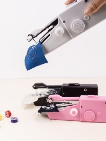 Handheld Sewing Machine Mini Stitch Sew Needlework Cordless Clothes Fabrics Electric Sewing Machine