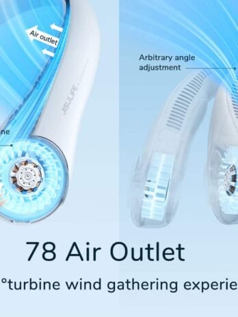 Neck Fan Portable Bladeless Hanging Neck 600mAh Rechargeable