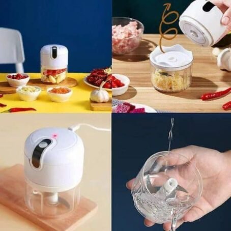 Mini Electric Food Chopper for Vegetables & Garlic Prep - Image 3