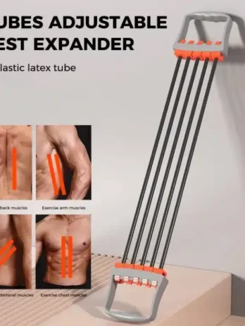 Chest Expander Silicone Adjustable Resistance
