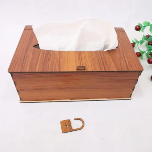 Wooden Tissue Box Cover for Home & Office