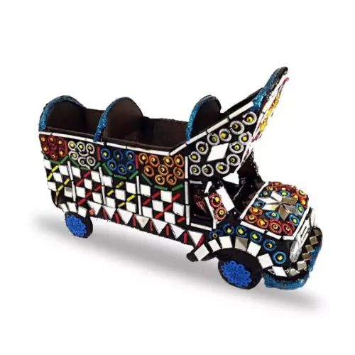 Colorful Mini Truck Model Antique Decor for Home & Office