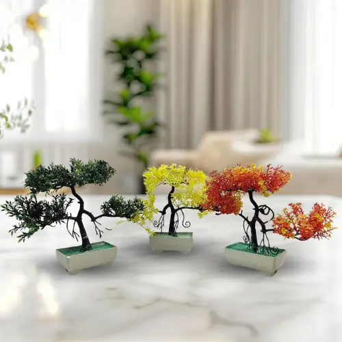 Artificial Bonsai Tree Set